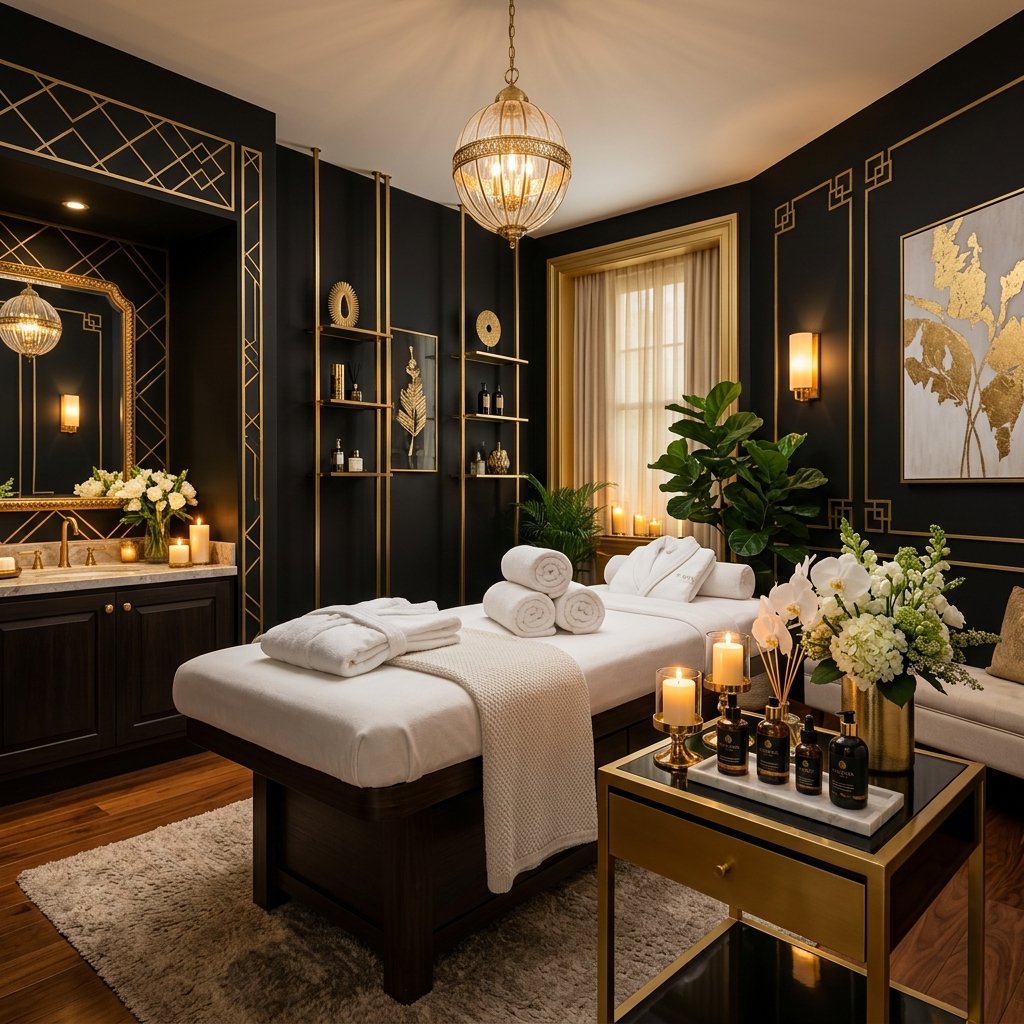 Comfortable massage space