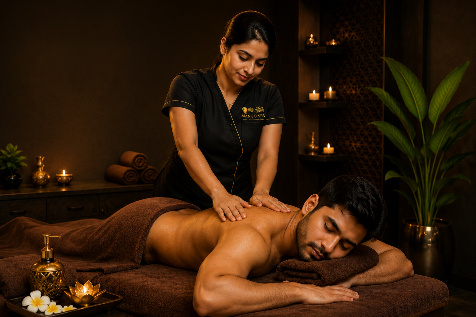 Dry massage treatment